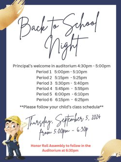 Back to School Night Informercial